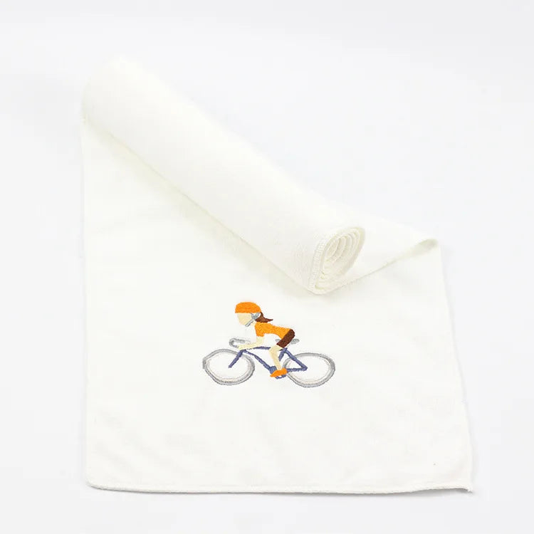 30x100cm Microfiber Embroidery Tennis towel